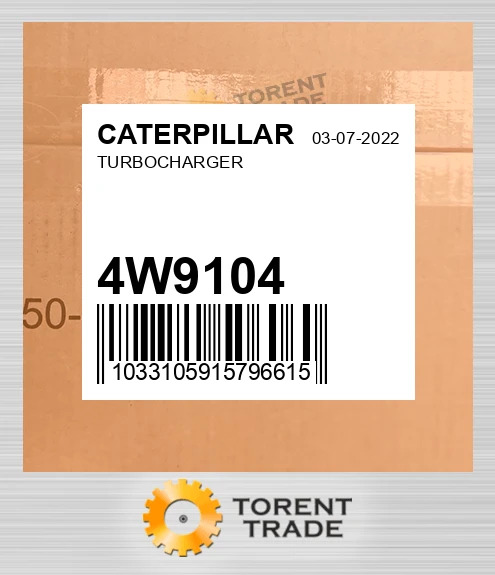4W9104 Турбонагнітач CATERPILLAR NEW AFTERMARKET
