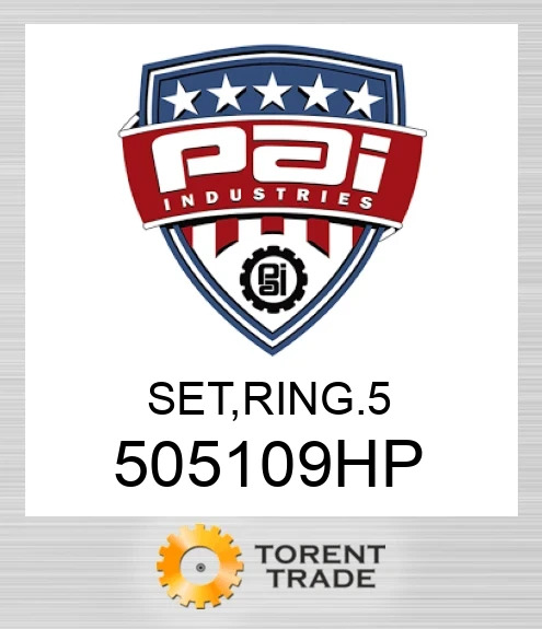 505109HP Комплект, кільце. 5 PAI INDUSTRIES