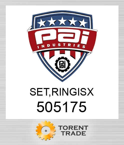 505175 Комплект, ringisx PAI INDUSTRIES