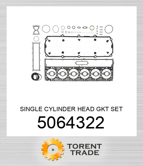 5064322 КОМПЛЕКТ ПРОКЛАДОК ОДНОГО ЦИЛІНДРА ГОЛОВКИ CATERPILLAR