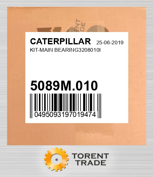 5089M.010 Комплект корінних підшипників, 3208, 0.10, I CATERPILLAR NEW AFTERMARKET