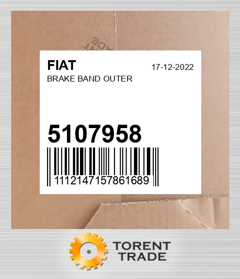 5107958 Зовнішня гальмівна стрічка FIAT NEW AFTERMARKET