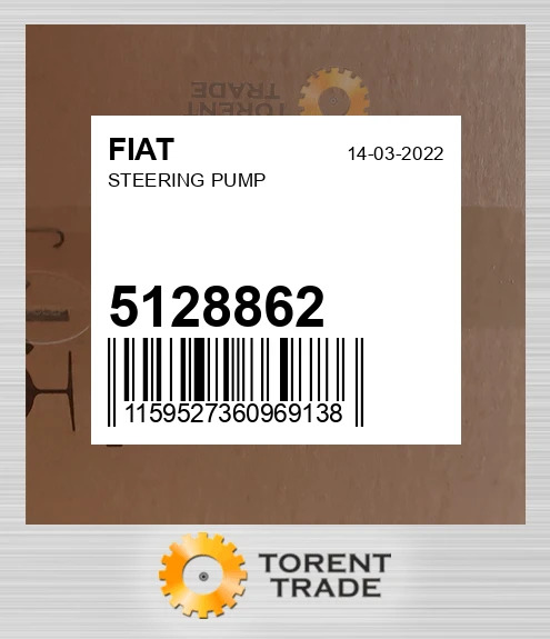 5128862 Насос рульового керування FIAT NEW AFTERMARKET