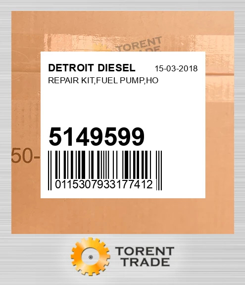 5149599 REPAIR комплект,Паливний насос,HO DETROIT DIESEL NEW AFTERMARKET