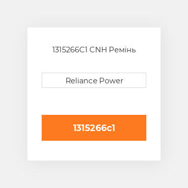 1315266C1 CNH Ремінь