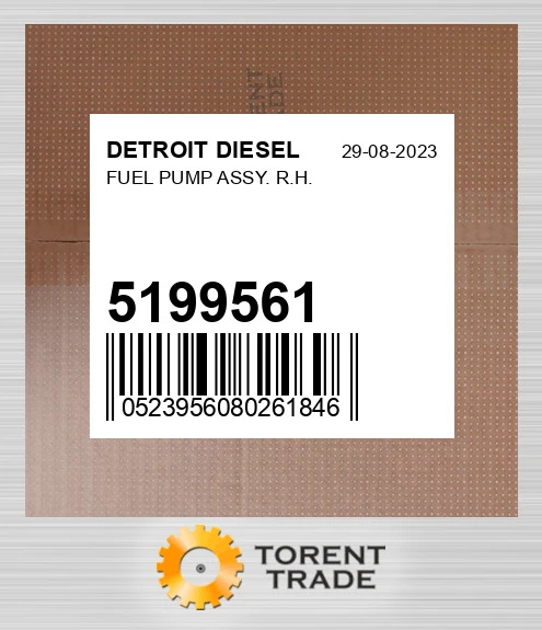 5199561 Паливний насос у зборі. R.H. DETROIT DIESEL NEW AFTERMARKET