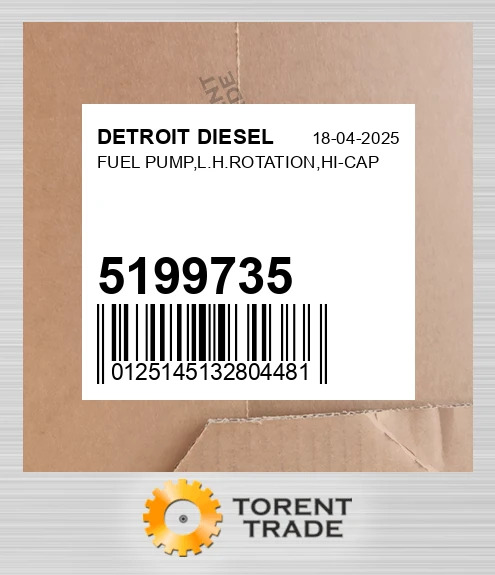 5199735 Паливний насос,L.H.ROTATION,HI-CAP DETROIT DIESEL NEW AFTERMARKET