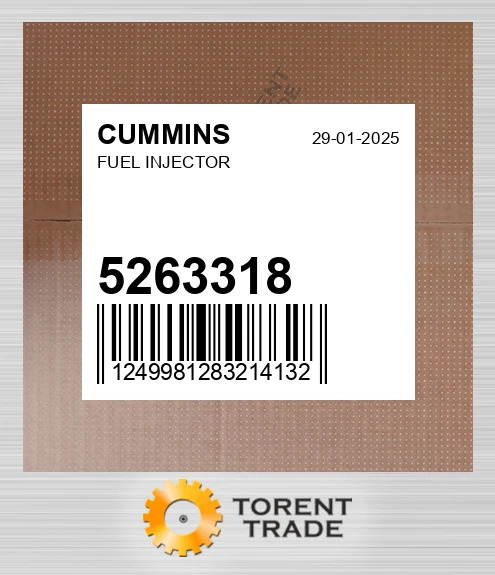 5263318 Паливо Форсунка CUMMINS NEW AFTERMARKET