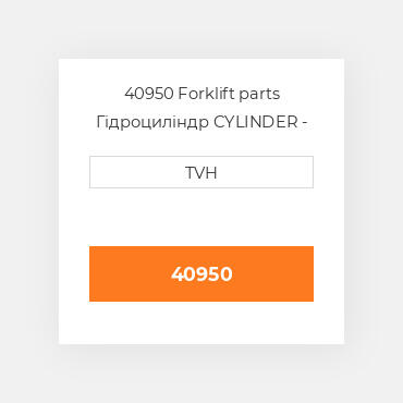 40950 Forklift parts Гідроциліндр CYLINDER - Master