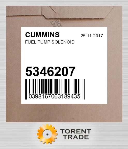 5346207 Паливний насос Соленоїд CUMMINS NEW AFTERMARKET
