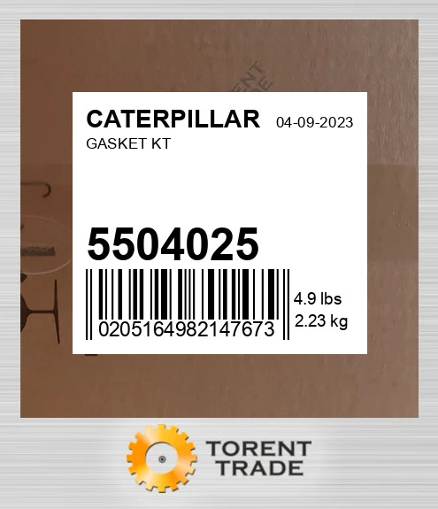 5504025 КОМПЛЕКТ ПРОКЛАДОК CATERPILLAR