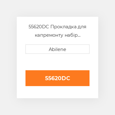 55620DC Прокладка для капремонту набір without передній ущільнювач INTERNATIONAL TRUCK NEW AFTERMARKET