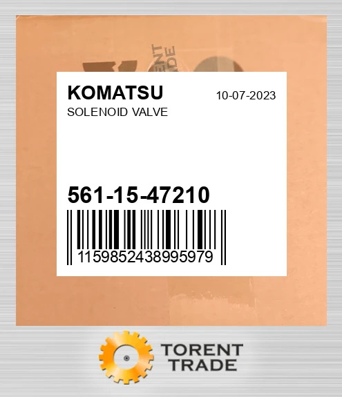 5611547210 Клапан соленоїда KOMATSU NEW AFTERMARKET