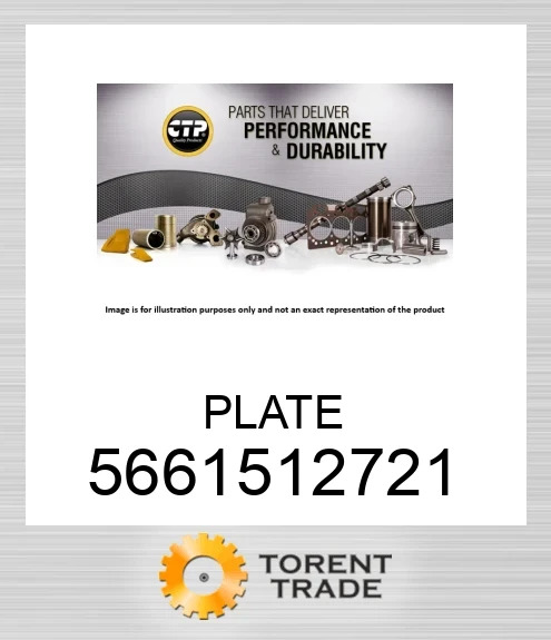 5661512721 Пластина KOMATSU