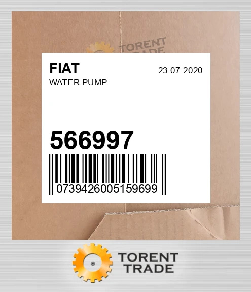 566997 Водяний насос FIAT NEW AFTERMARKET