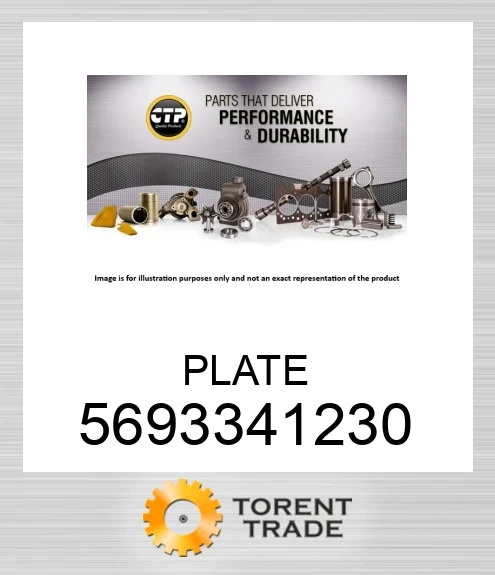 5693341230 Пластина KOMATSU
