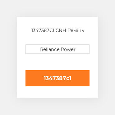 1347387C1 CNH Ремінь