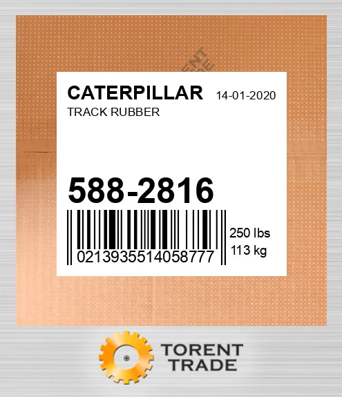 588-2816 Гумова гусениця CATERPILLAR