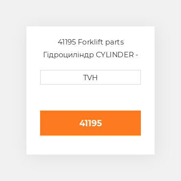 41195 Forklift parts Гідроциліндр CYLINDER - Master