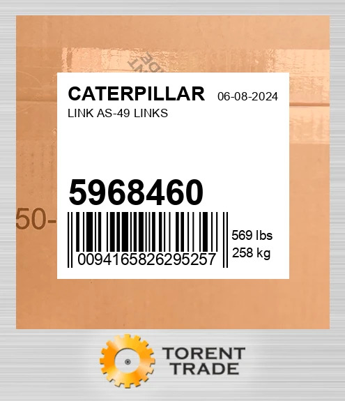 5968460 Збірка з'єднання 49 з'єднань CATERPILLAR