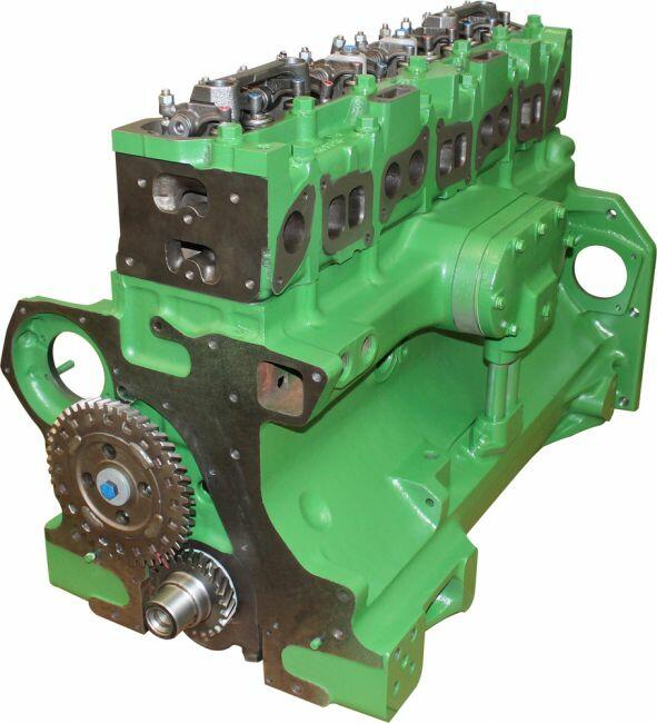 LBJD466TE4440 John Deere Двигун без навісного обладнання Longblock Remanufactured Assembly