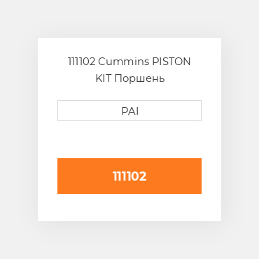 111102 Cummins PISTON KIT Поршень