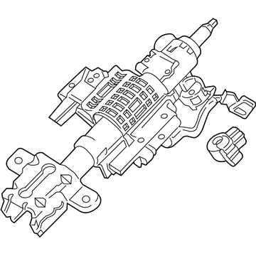 FOTZ-12B579-A Рульова колонка у зборі