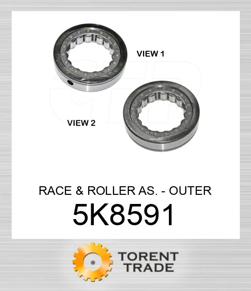 5K-8591 Збірка обойми та ролика - зовнішня BLUMAQ