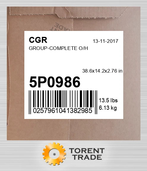 5P0986 Група повного капітального ремонту CGR