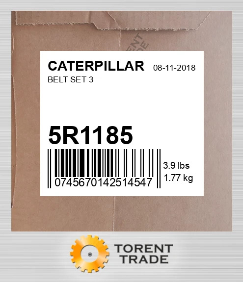 5R1185 Набір ременів 3 CATERPILLAR
