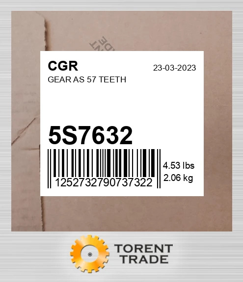 5S7632 ШЕСТЕРНЯ У ЗБОРІ 57 ЗУБІВ CGR
