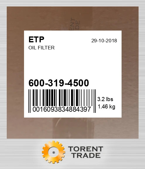 6003194500 Масляний фільтр ETP