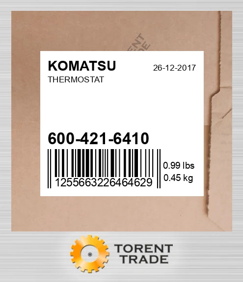 6004216410 Термостат KOMATSU NEW AFTERMARKET