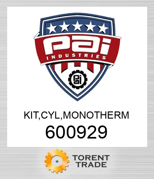 600929 Комплект, циліндр, монолітний поршень (технологія) PAI INDUSTRIES