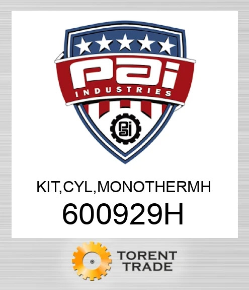 600929H Комплект, циліндр, монолітний поршень PAI INDUSTRIES