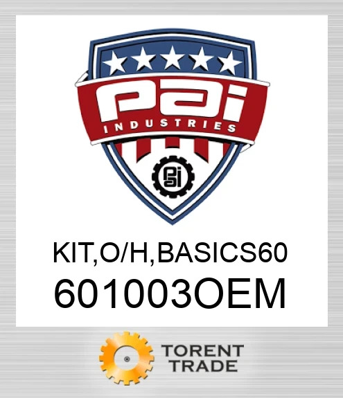 601003OEM Комплект, o/h, basics 60 PAI INDUSTRIES