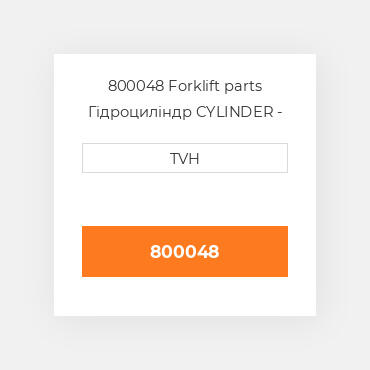 800048 Forklift parts Гідроциліндр CYLINDER - Wheel