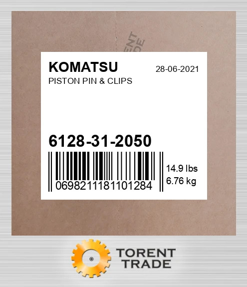 6128312050 Поршень, палець і кліпси KOMATSU NEW AFTERMARKET