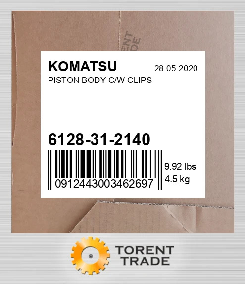 6128312140 Поршень з корпусом і кліпсами CGR NEW AFTERMARKET
