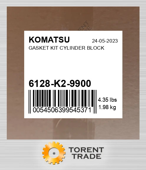 6128-K2-9900 Набір прокладок блоку циліндрів KOMATSU