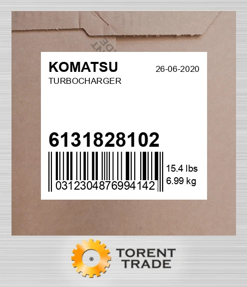 6131828102 Турбокомпресор KOMATSU