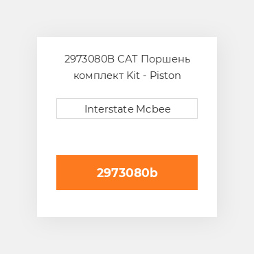 2973080B CAT Поршень комплект Kit - Piston -.50mm