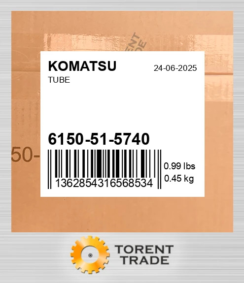 6150515740 TUBE KOMATSU NEW AFTERMARKET