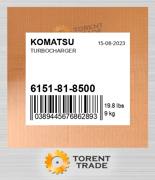 6151818500 Турбонагнітач CATERPILLAR NEW AFTERMARKET