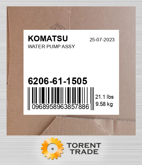 6206611505 Водяний насос у зборі KOMATSU NEW AFTERMARKET