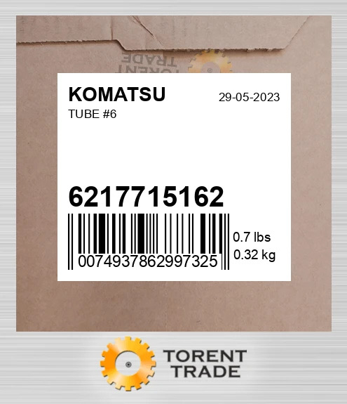 6217715162 Трубка #6 KOMATSU