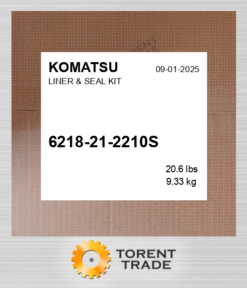 6218212210s Комплект гільз та ущільнювачів KOMATSU NEW AFTERMARKET