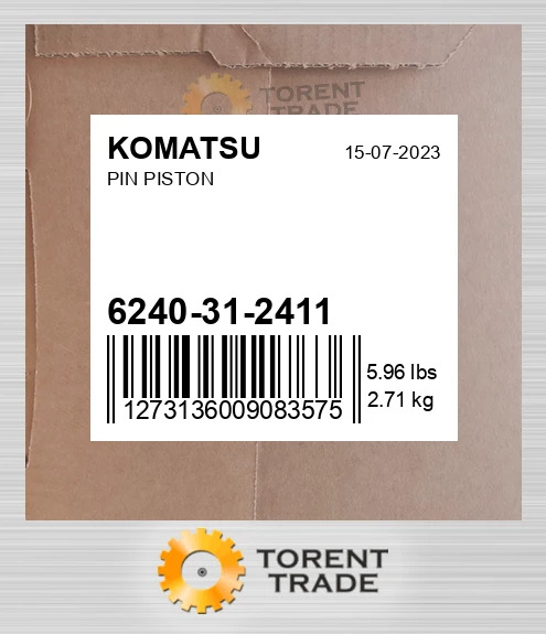 6240312411 Палець Поршень KOMATSU NEW AFTERMARKET