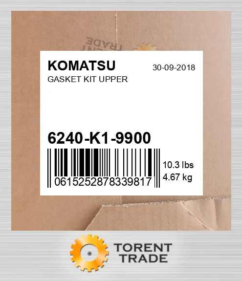 6240k19900 Комплект верхніх прокладок KOMATSU NEW AFTERMARKET
