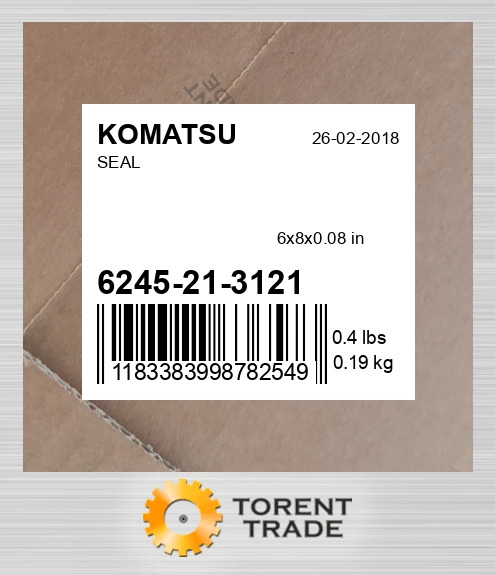 6245-21-3121 Сальник KOMATSU